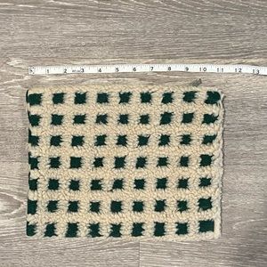 New Soft Lambswool Cosmetic Large Bag, Fur Plaid Makeup Bag, Travel Beauty Case